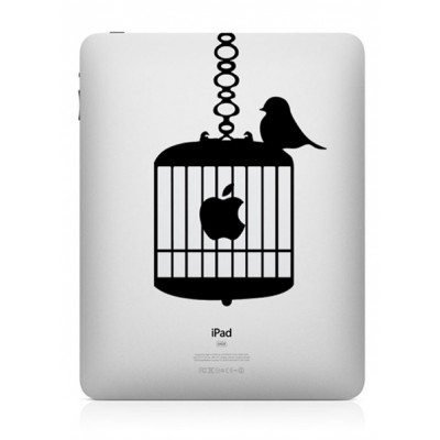 Birdcage iPad Sticker